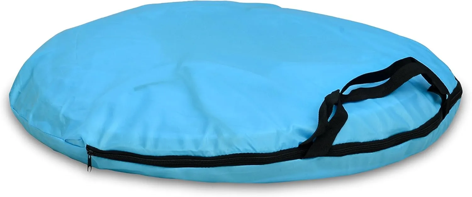 16' Dog Agility and Obedience Training Tunnel with Carry Bag and Stakes by Trademark Innovations (Blue)