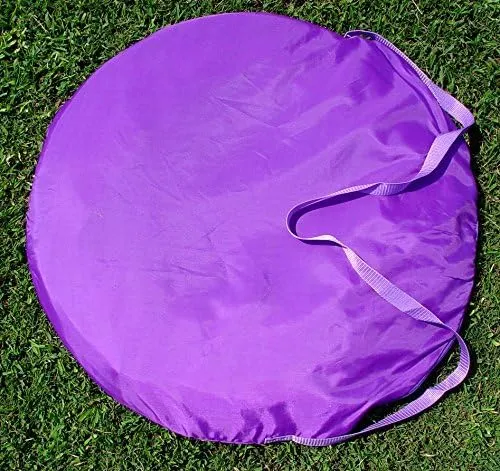 18' Dog Agility Tunnel with Stakes, Multiple Colors Available (Purple)