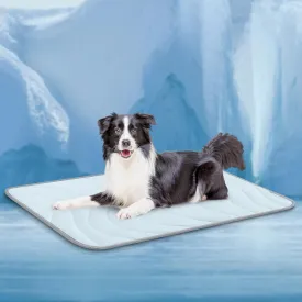 Cozyide Dog Cooling Mat, Medium Cooling Mat for Dogs, Reversible Pad for Dog, 36" L x 23" W,Ocean Blue