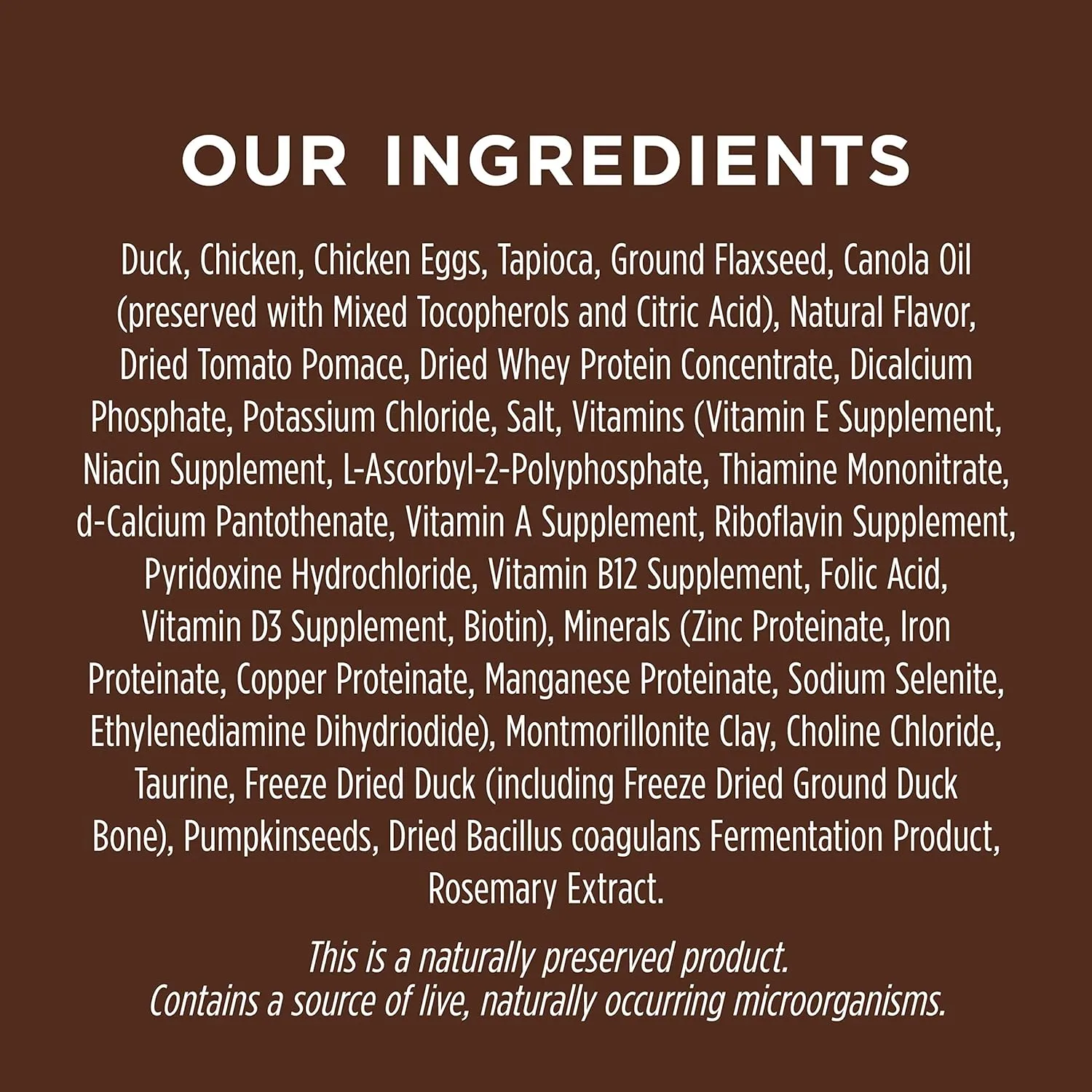 Instinct Ultimate Protein, Natural Dry Cat Food, Grain Free Recipe - Cage Free Duck, 4 lb. Bag