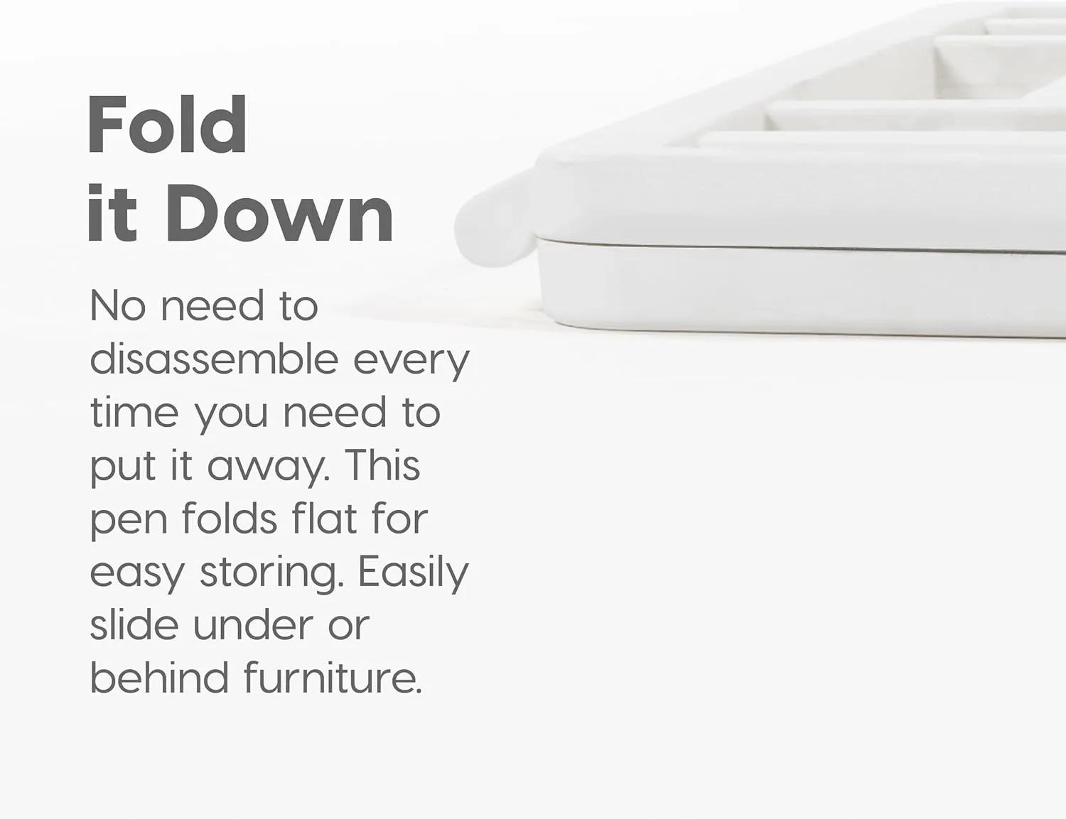 IRIS USA 24" 2-Panel Add-On Panels, Pet Dog Puppy Playpen, Foldable, Customizable, White