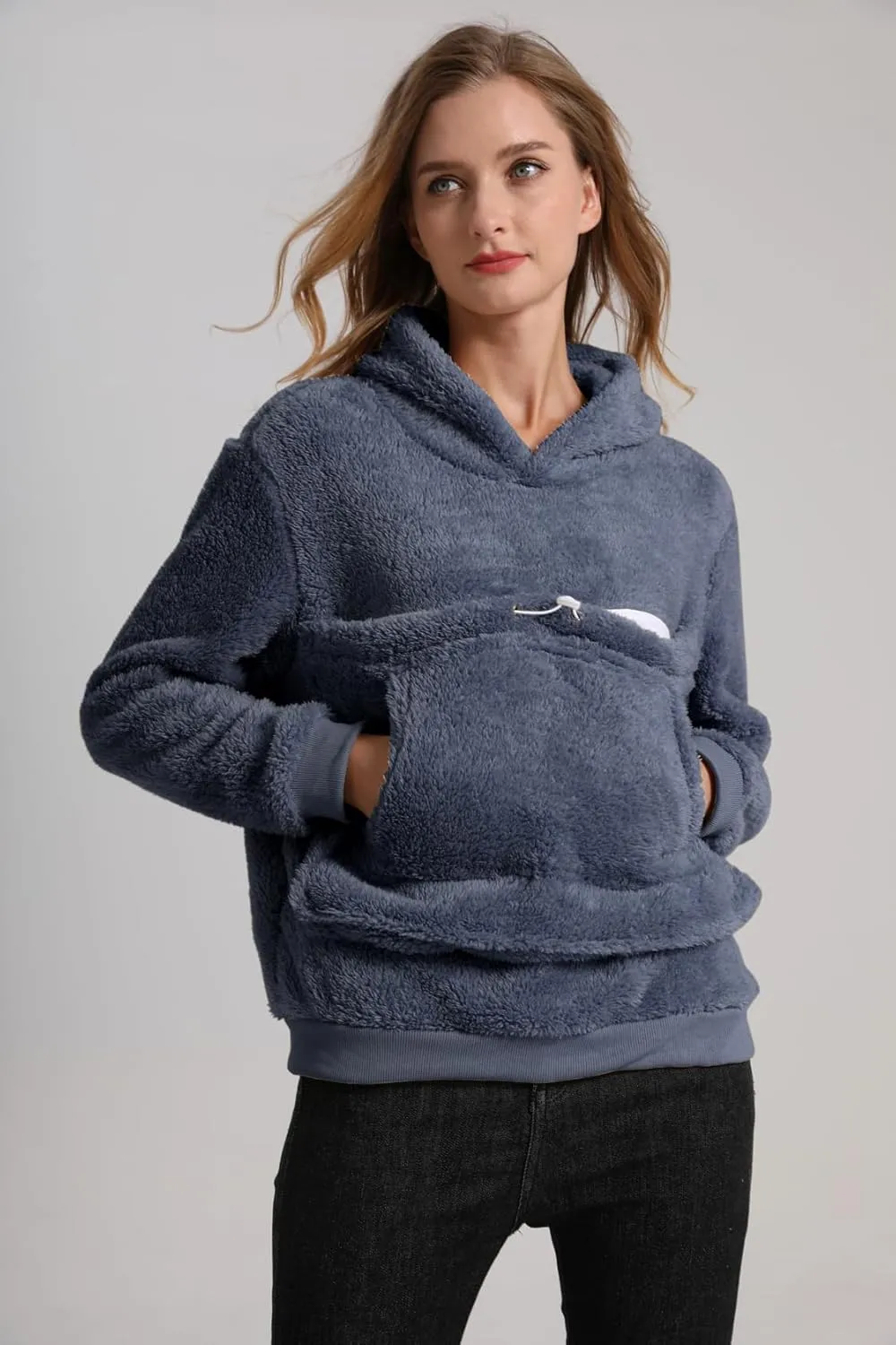 Pet Cat Dog Pouch Hoodies Small Animal Carrier  Kitten Puppy Pouch Sweatshirt Kangaroo Pocket Pullover Top