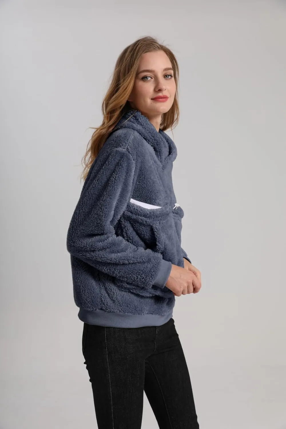 Pet Cat Dog Pouch Hoodies Small Animal Carrier  Kitten Puppy Pouch Sweatshirt Kangaroo Pocket Pullover Top