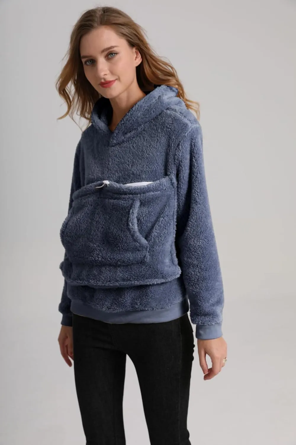 Pet Cat Dog Pouch Hoodies Small Animal Carrier  Kitten Puppy Pouch Sweatshirt Kangaroo Pocket Pullover Top