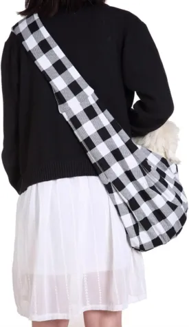 SUPVOX Lightweight Dog Bag Carrier Backpack Padded Purse for Small Pet Washable Travel Tote Bag Shoulder Straps